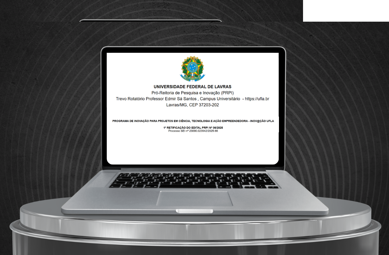 Imagem ilustrativa da  1º RETIFICAÇÃO DO EDITAL PRPI Nº 06/2025